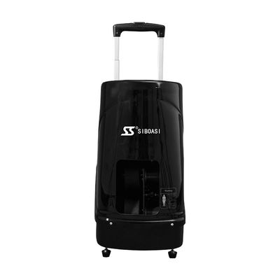 คุณภาพ  Black Squash Ball Machine With Remote Control For Daily Training โรงงาน