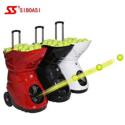 คุณภาพ  150W Automatic Tennis Ball Launcher Machine 160Pcs LCD Remote Control โรงงาน