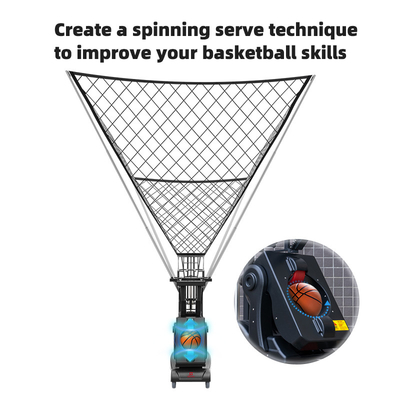 SIBOASI K3 Multiple Angle Trainer Smart APP &amp; Remote Control อัตโนมัติ บาสเก็ตบอล ยิงโยน เครื่องฝึกอบรมมืออาชีพ