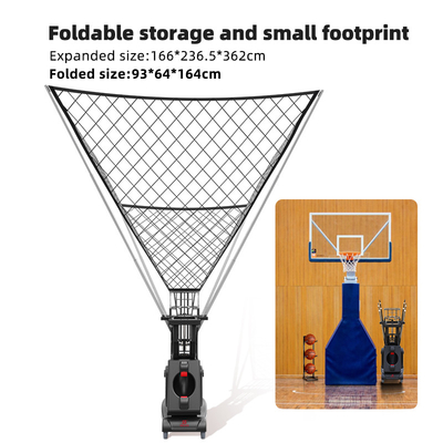 SIBOASI K3 Multiple Angle Trainer Smart APP &amp; Remote Control อัตโนมัติ บาสเก็ตบอล ยิงโยน เครื่องฝึกอบรมมืออาชีพ