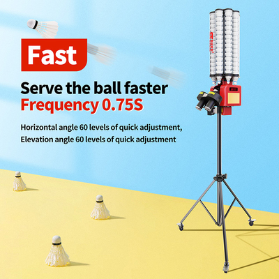 SIBOASI B3 แบดมินตัน Shuttlecock Feeder เครื่อง Smart แบดมินตันยิงเครื่องสําหรับการฝึกอบรม