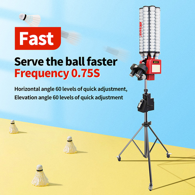 SIBOASI B5 แบดมินตัน Shuttlecock Feeder Machine เครื่องยิงแบดมินตันสมาร์ทสําหรับการฝึกอบรม