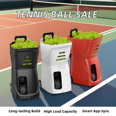 2025 เครื่องเทนนิสมืออาชีพใหม่และเครื่องยิงลูกเต๋า Outdoor APP Control Padel Tennis Ball Launch Training Shooting Machine เครื่องยิงลูกเต๋า