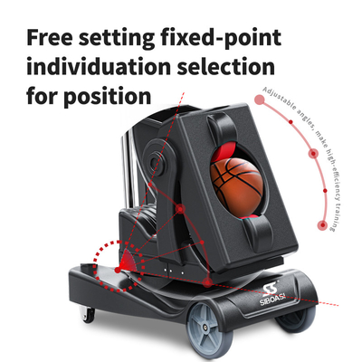 2025 SIBOASI K2 Multiple Angle Trainer Smart APP &amp; Remote Control อัตโนมัติ บาสเก็ตบอล ยิงโยน เครื่องฝึกอบรมมืออาชีพ