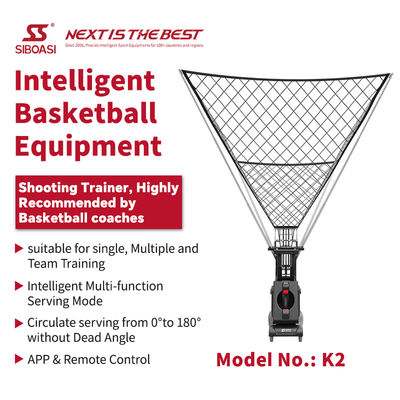 ขายร้อน SIBOASI K2 Multiple Angle Trainer Smart APP & Remote Control อัตโนมัติ บาสเก็ตบอล ยิงยิง เครื่องโยน การฝึกอบรมมืออาชีพ