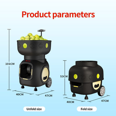 SIBOASI T5 APP การควบคุม มินิยิงเทนนิส บอลเครื่องสําหรับการฝึก