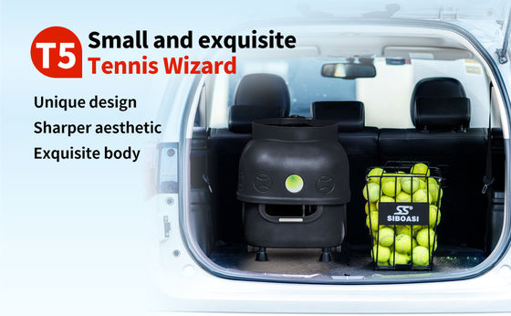 SIBOASI T5 APP การควบคุม มินิยิงเทนนิส บอลเครื่องสําหรับการฝึก