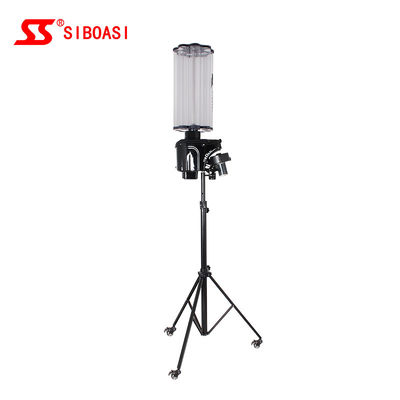S3025 เครื่องป้อนแบดมินตันลูกขนไก่ปรับระดับความเร็วเริ่มต้นได้