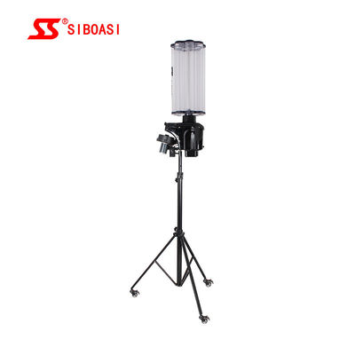 S3025 เครื่องป้อนแบดมินตันลูกขนไก่ปรับระดับความเร็วเริ่มต้นได้