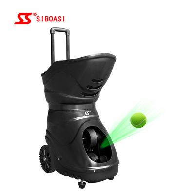 เครื่องตีเทนนิสรีโมทคอนโทรล LCD Ball Thrower สำหรับผู้เล่นทุกระดับ 150W