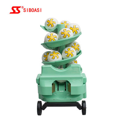 ความจุ 15 ลูก Siboasi Football Machine Launcher ตัดฟังก์ชั่นแนวนอน