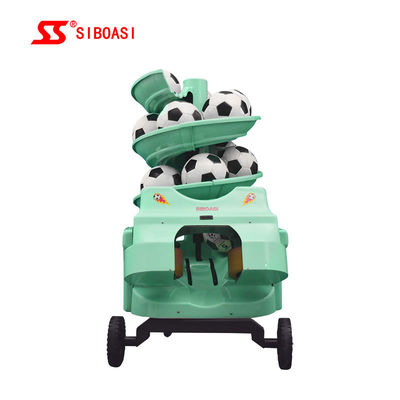 ความจุ 15 ลูก Siboasi Football Machine Launcher ตัดฟังก์ชั่นแนวนอน