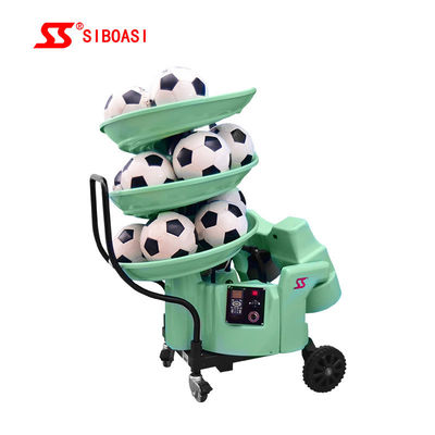 ความจุ 15 ลูก Siboasi Football Machine Launcher ตัดฟังก์ชั่นแนวนอน
