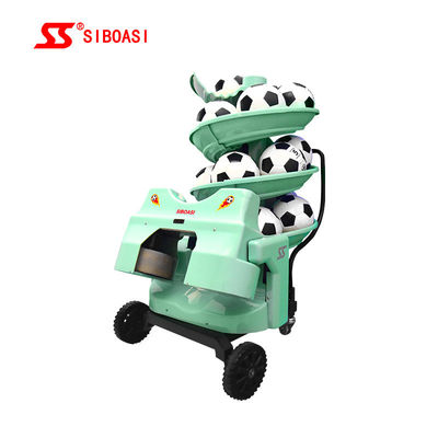 ความจุ 15 ลูก Siboasi Football Machine Launcher ตัดฟังก์ชั่นแนวนอน