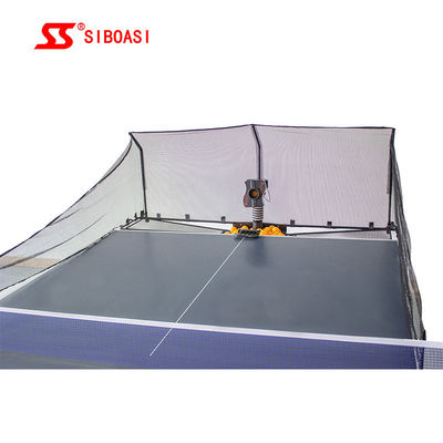 ตาข่ายเทเบิลเทนนิสแบบพับได้ 110V Ping Pong Ball Thrower 5.4KG