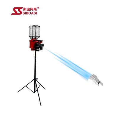 เครื่องป้อนลูกขนไก่แบดมินตันแดง Training Lifting System 0-70CM