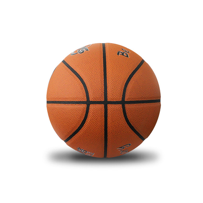 โลโก้ที่กำหนดเอง Hygroscopic PU Leather Basketball ขนาด 6 7 สำหรับการฝึกอบรม