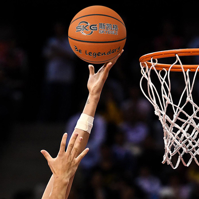 โลโก้ที่กำหนดเอง Hygroscopic PU Leather Basketball ขนาด 6 7 สำหรับการฝึกอบรม